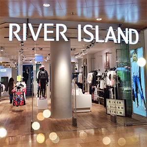 英國流行服飾購物網站 River Island